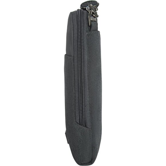 Women's Gray Heather Polyester Anti-Theft Metro Stadium Mini Imported Zipper - Picture 9 of 14